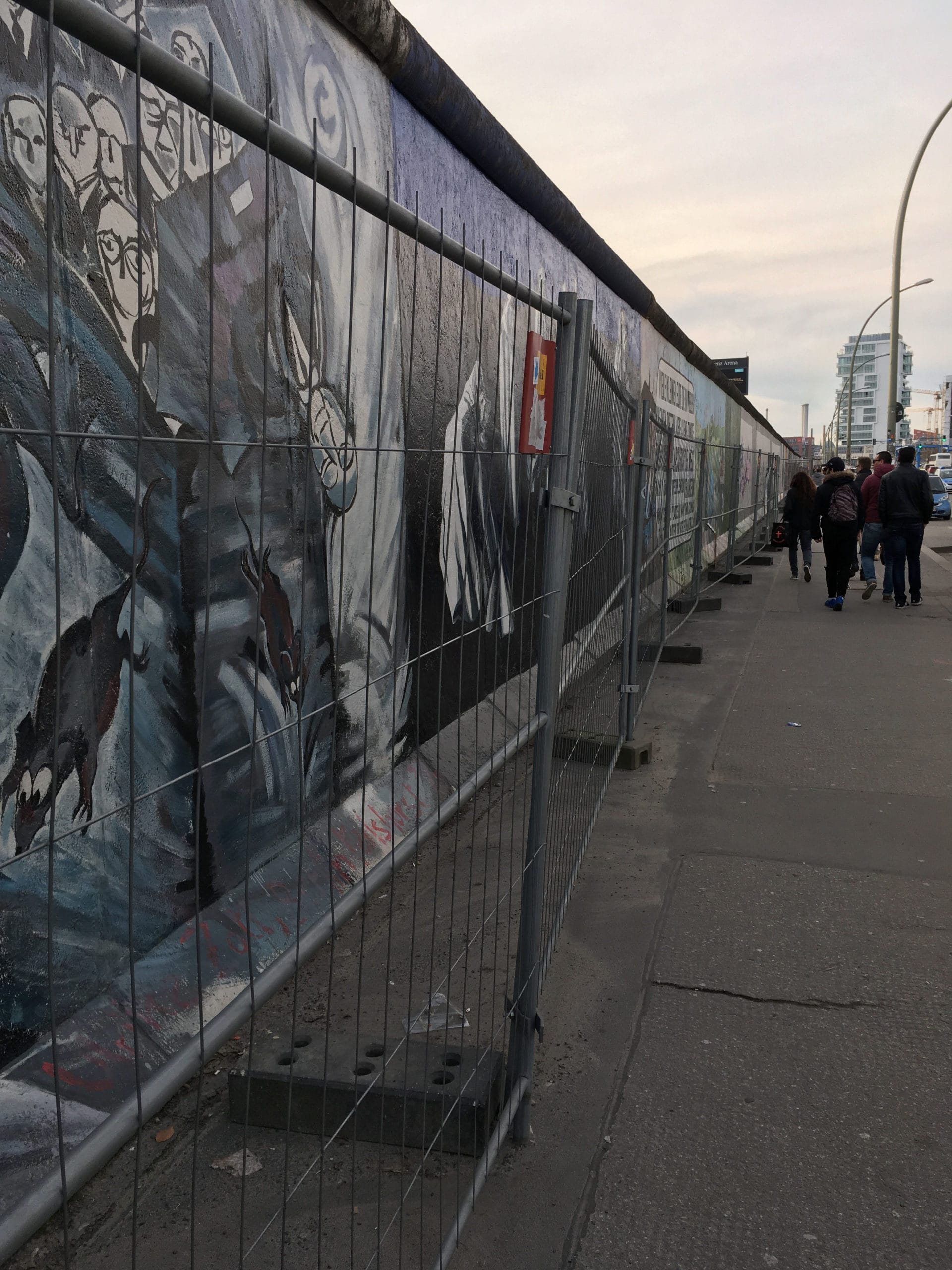 Une portion du mur de Berlin