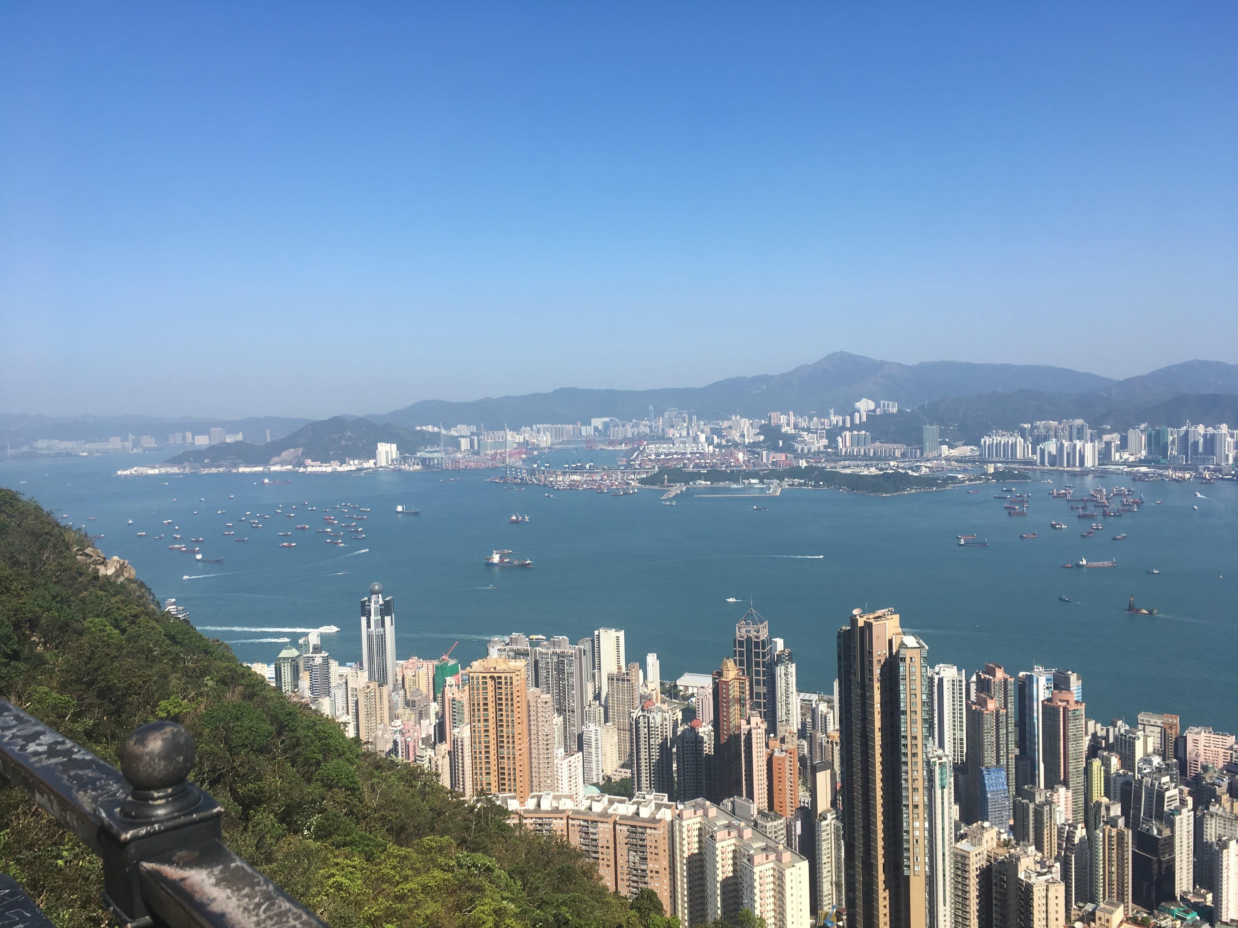 The bay of Hong Kong