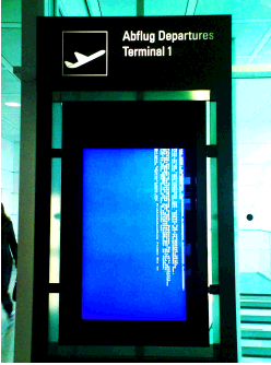Airport Bluescreen