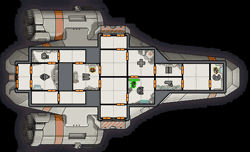Inside of the Kestrel spaceship