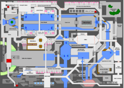 Plan d'un palais très compliqué